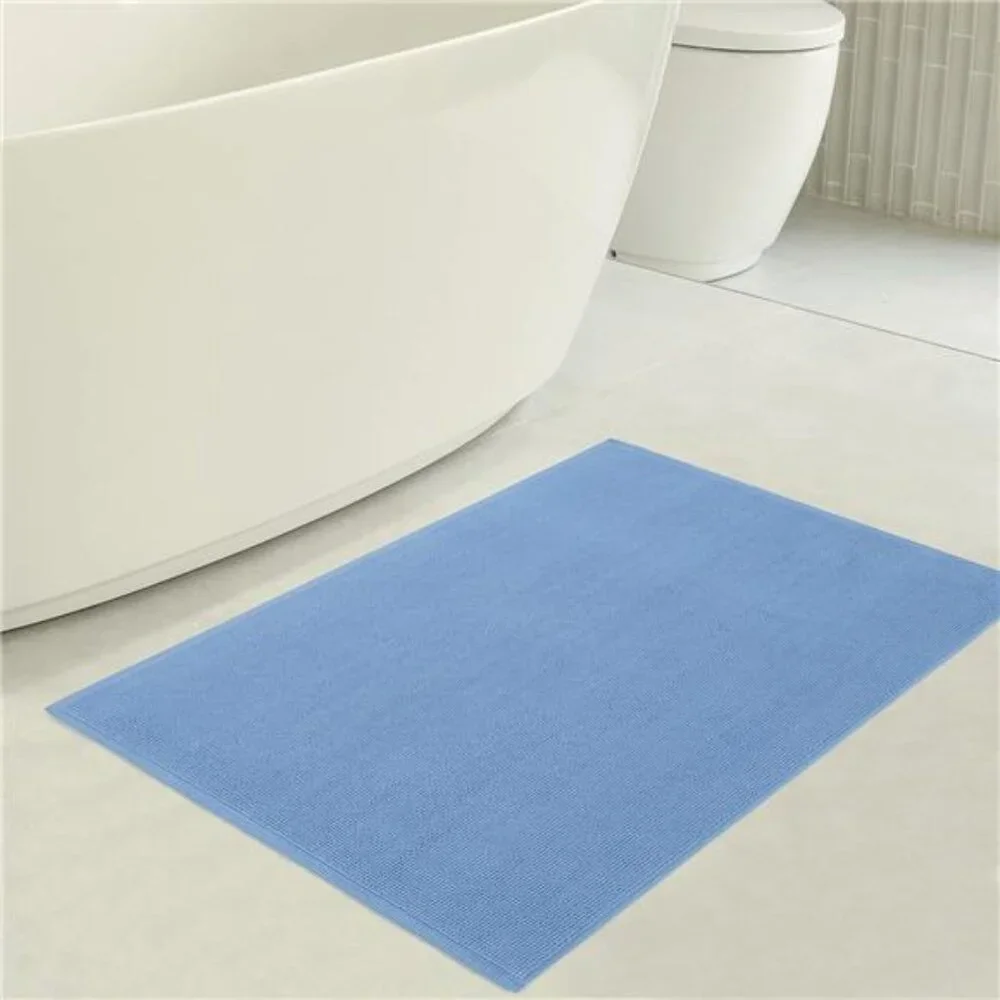 New Bath Rug, 17 in 24 in 100% Cotton Bath Mats Rugs for Bathroom